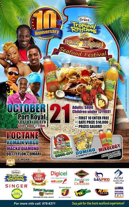 Grace Tropical Rhythms Port Royal Seafood Festival