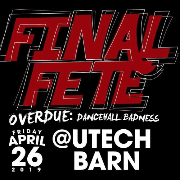 Final Fete: Over Due- Dancehall Badness, Chronic Law Live!