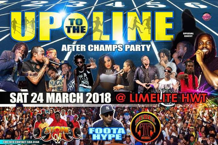 The Official & Original After Champs Party : Up To The Line