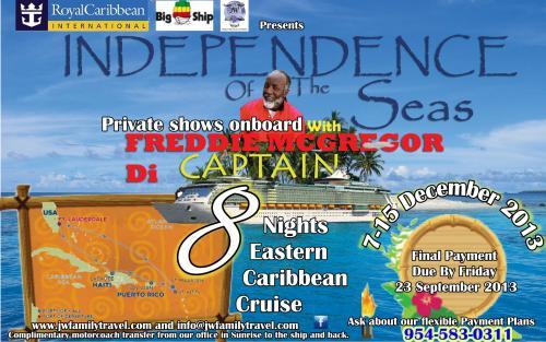 Family & Friends Cruise with Freddie McGregor