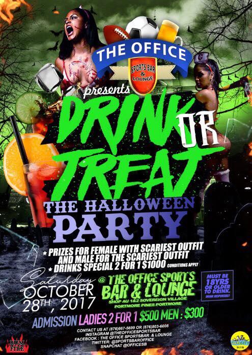 DRINK or TREAT THE HALLOWEEN PARTY 