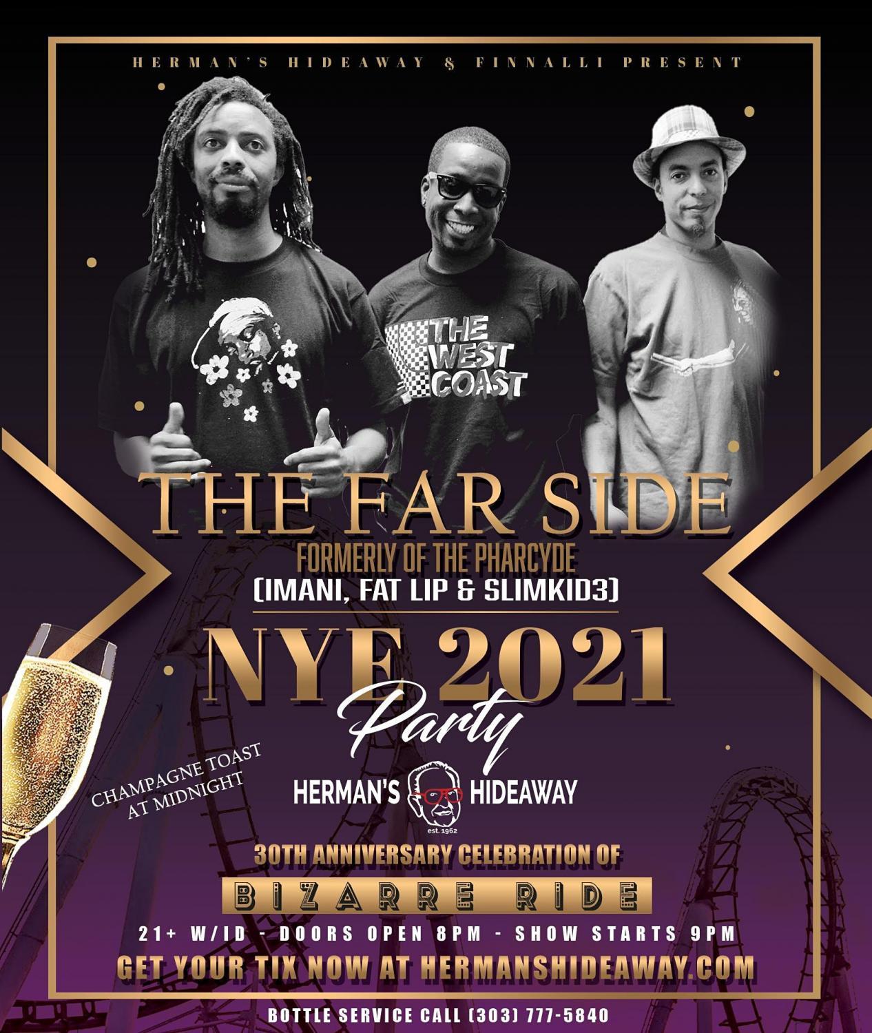 NEW YEARS PARTY WITH FAR SIDE (FORMERLY OF THE PHARCYDE)