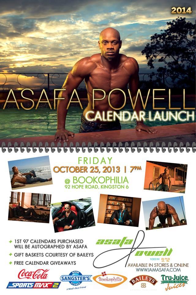 Asafa Powell Calendar Launch