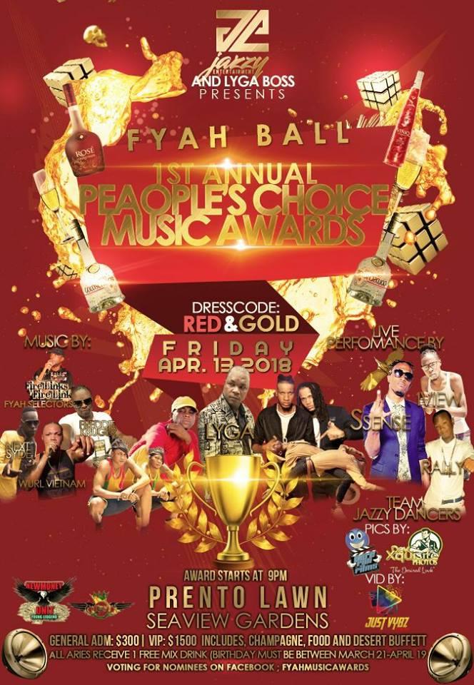 Fyah Ball People's Choice Awards
