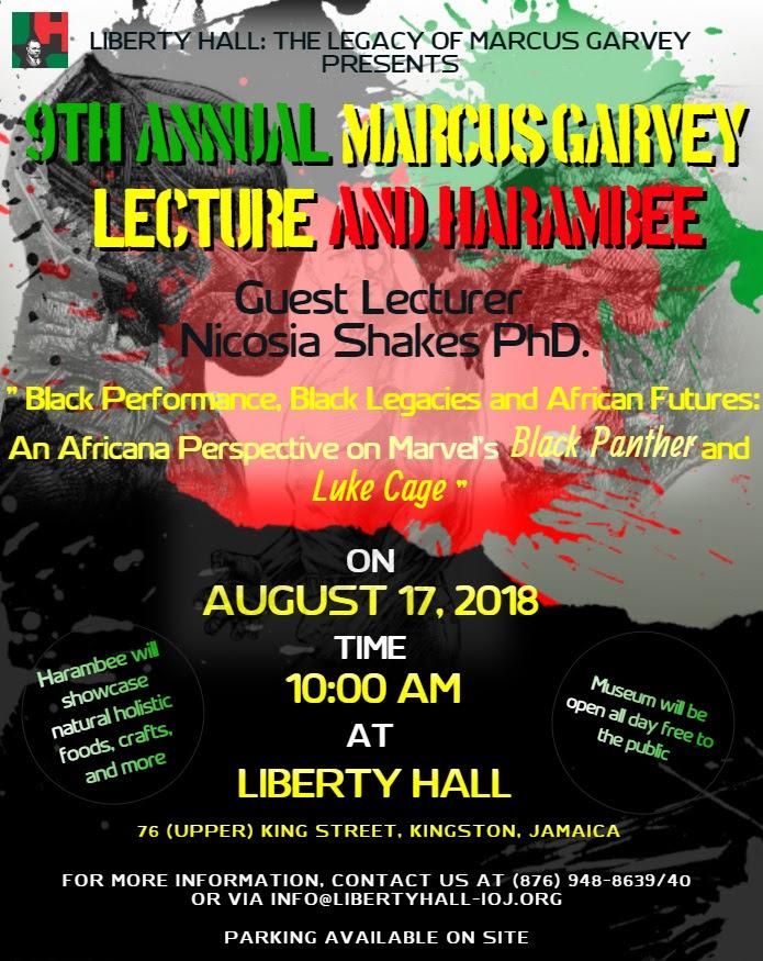 9th Annual Bob Marley Lecture & Harambee