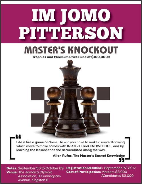 IM Jomo Pitterson Masters Knock-out Candidate Masters Challenge Finals