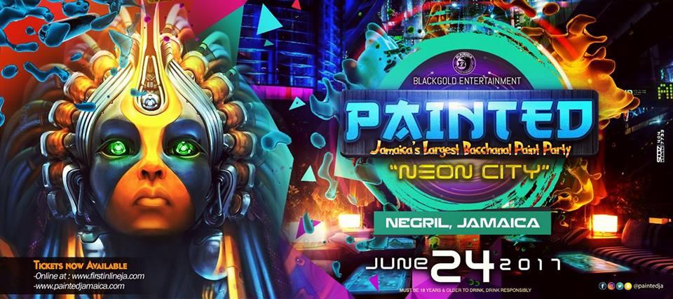 Painted "Jamaica's Largest Bacchanal Paint Party"