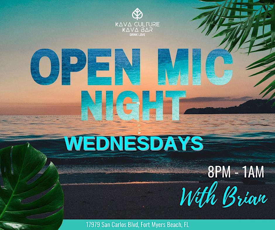 Open Mic at Fort Myers Beach Kava Culture
Tue Dec 27, 7:00 PM - Tue Dec 27, 10:00 PM
in 66 days
