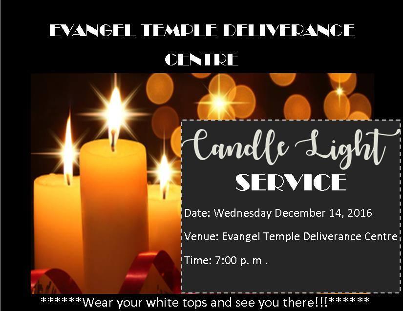 Candle light Service
