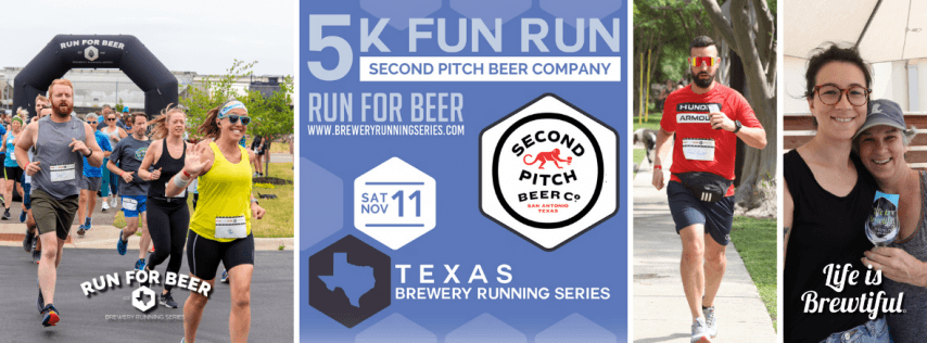Second Pitch 5K Beer Run | Texas Brewery Running Series