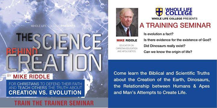 The Science Behind Creation by Mike Riddle - Train the Trainer in Kingston
