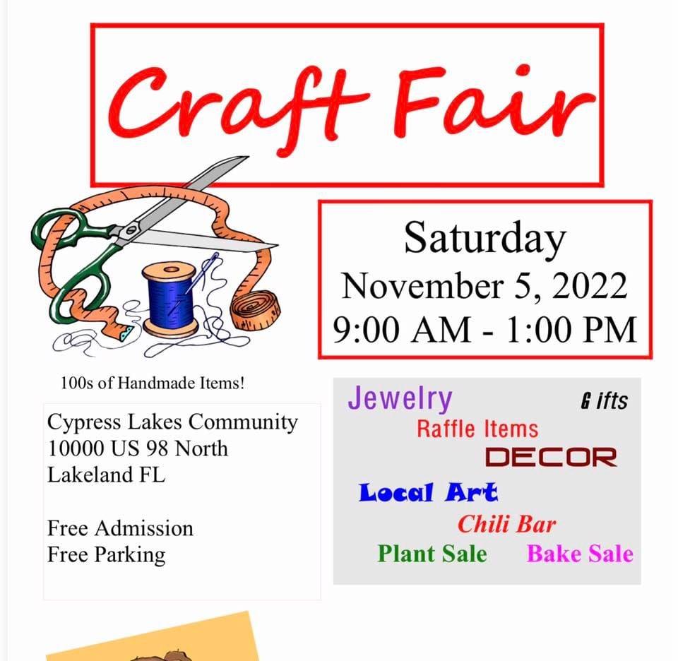 Cypress Lakes Craft Fair