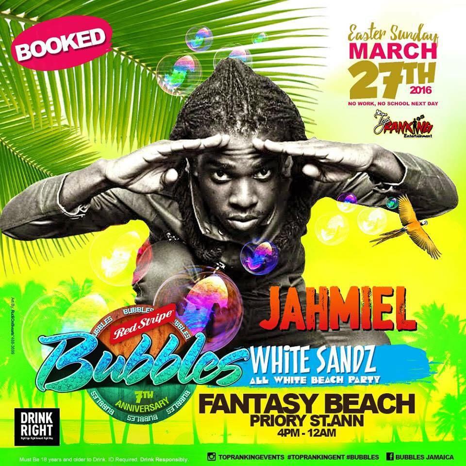 Bubbles White Sandz All White Beach Party