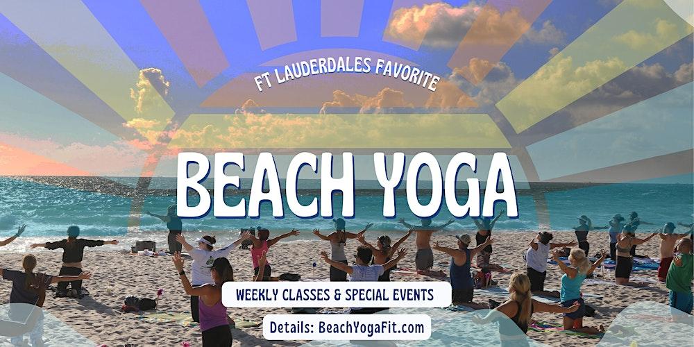 Sunday Beach Yoga ☼ Good Vibes by the Tides since 2008!