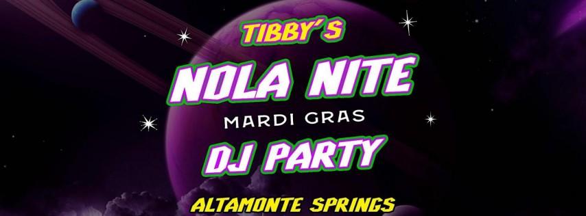 Mardi Gras NOLA Nite DJ Party at Tibby's New Orleans Kitchen in Altamonte