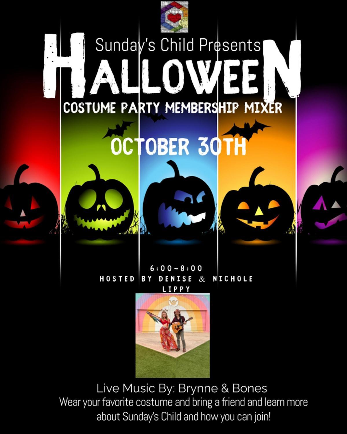 Halloween Costume Party Mixer
Sun Oct 30, 7:00 PM - Sun Oct 30, 7:00 PM
in 11 days