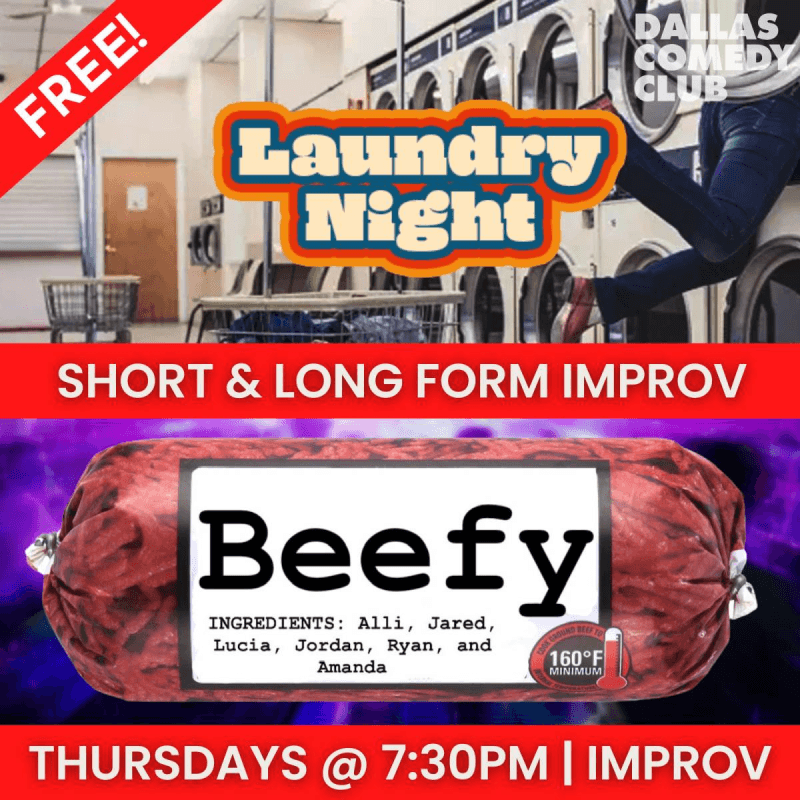CLUB IMPROV TEAMS: Laundry Night & Beefy