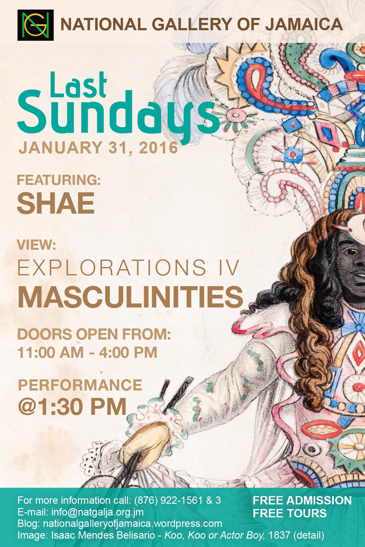 Explorations IV: Masculinities - Last Sundays