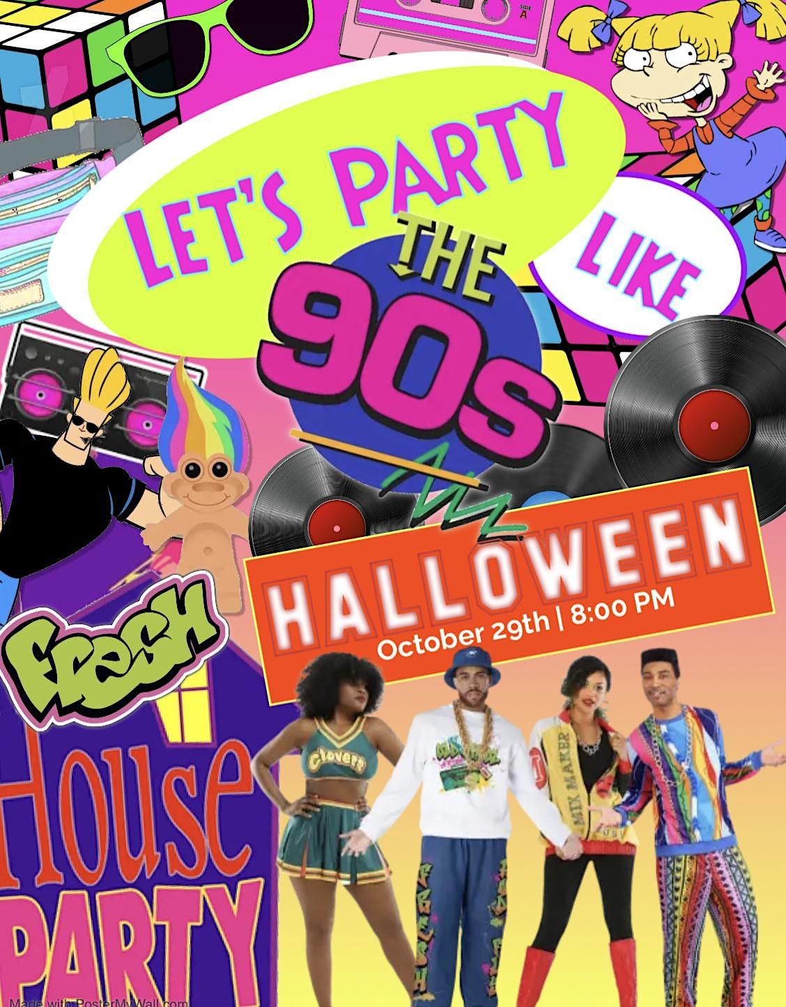 90’s Halloween Party
Sat Oct 29, 8:00 PM - Sat Oct 29, 11:00 PM
in 8 days