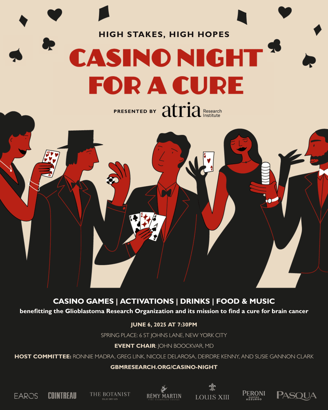 “High Stakes, High Hopes” Casino Night for a Cure