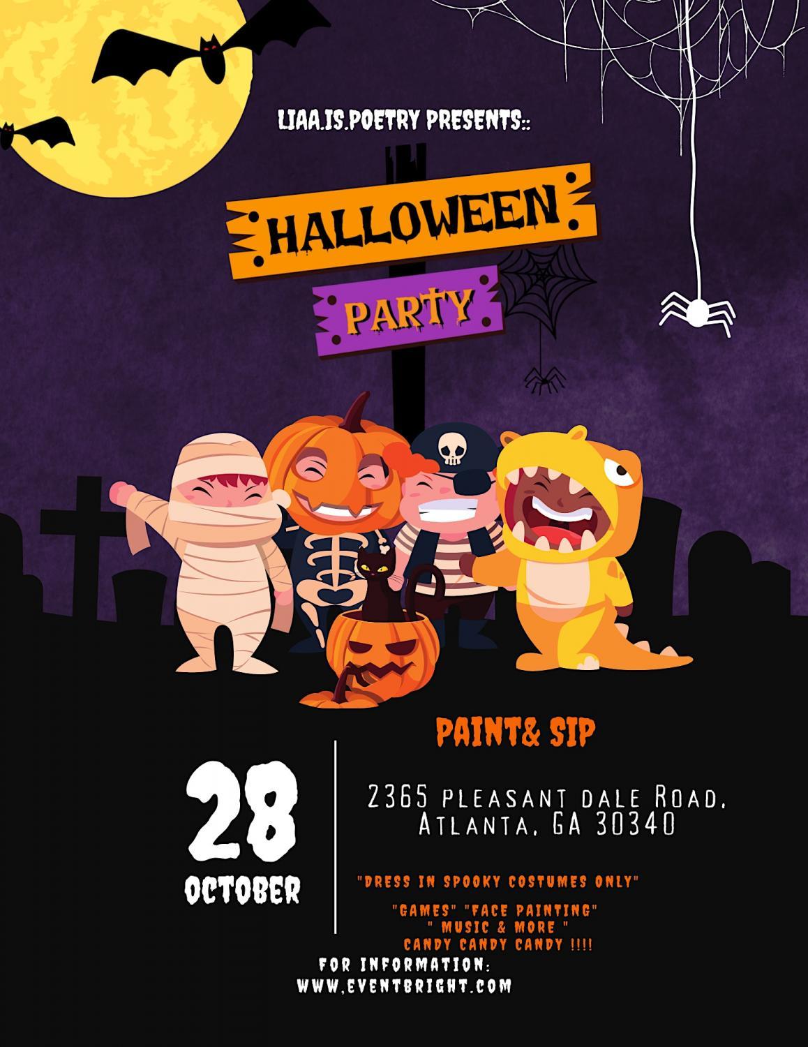 Halloween Town Paint & Sip (Kids)
Fri Oct 28, 7:00 PM - Fri Oct 28, 9:00 PM
in 8 days