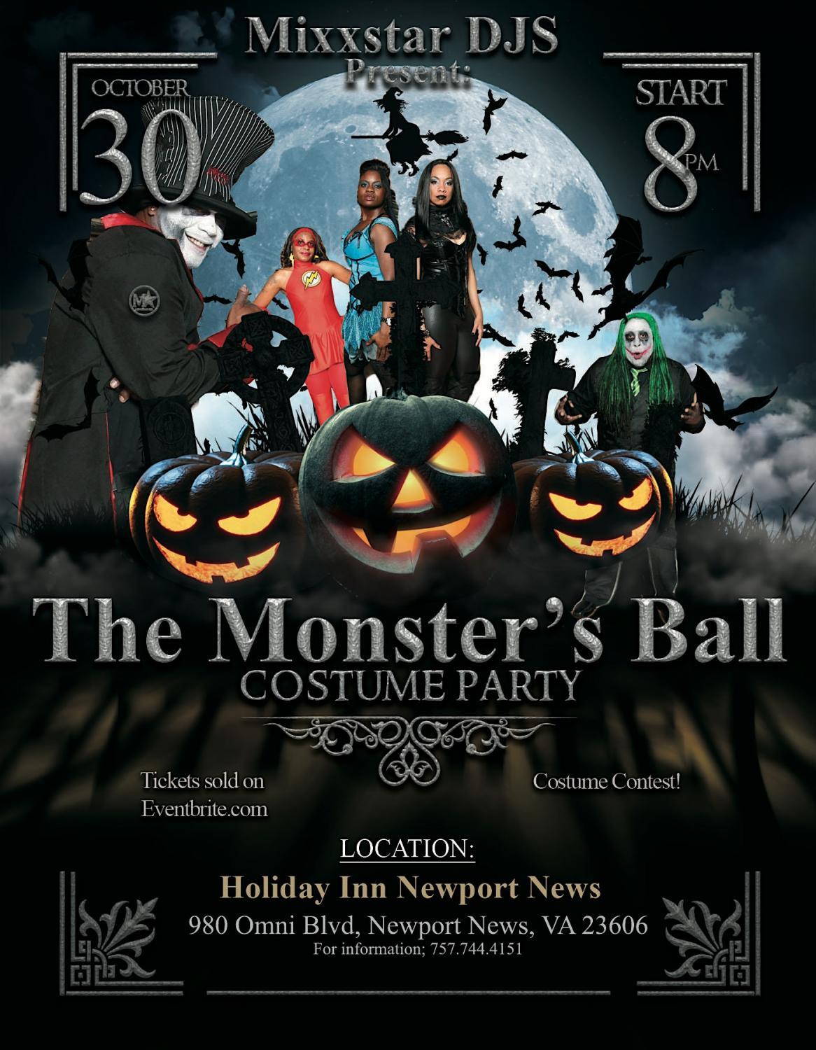 The Monster's Ball in Newport News, VA
Sat Oct 29, 8:30 PM - Sun Oct 30, 1:00 AM
in 10 days