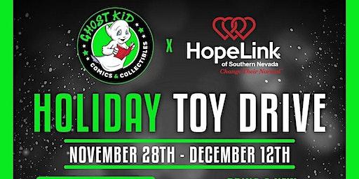 Hopelink Toy Drive at Ghost Kid Comics and Collectibles