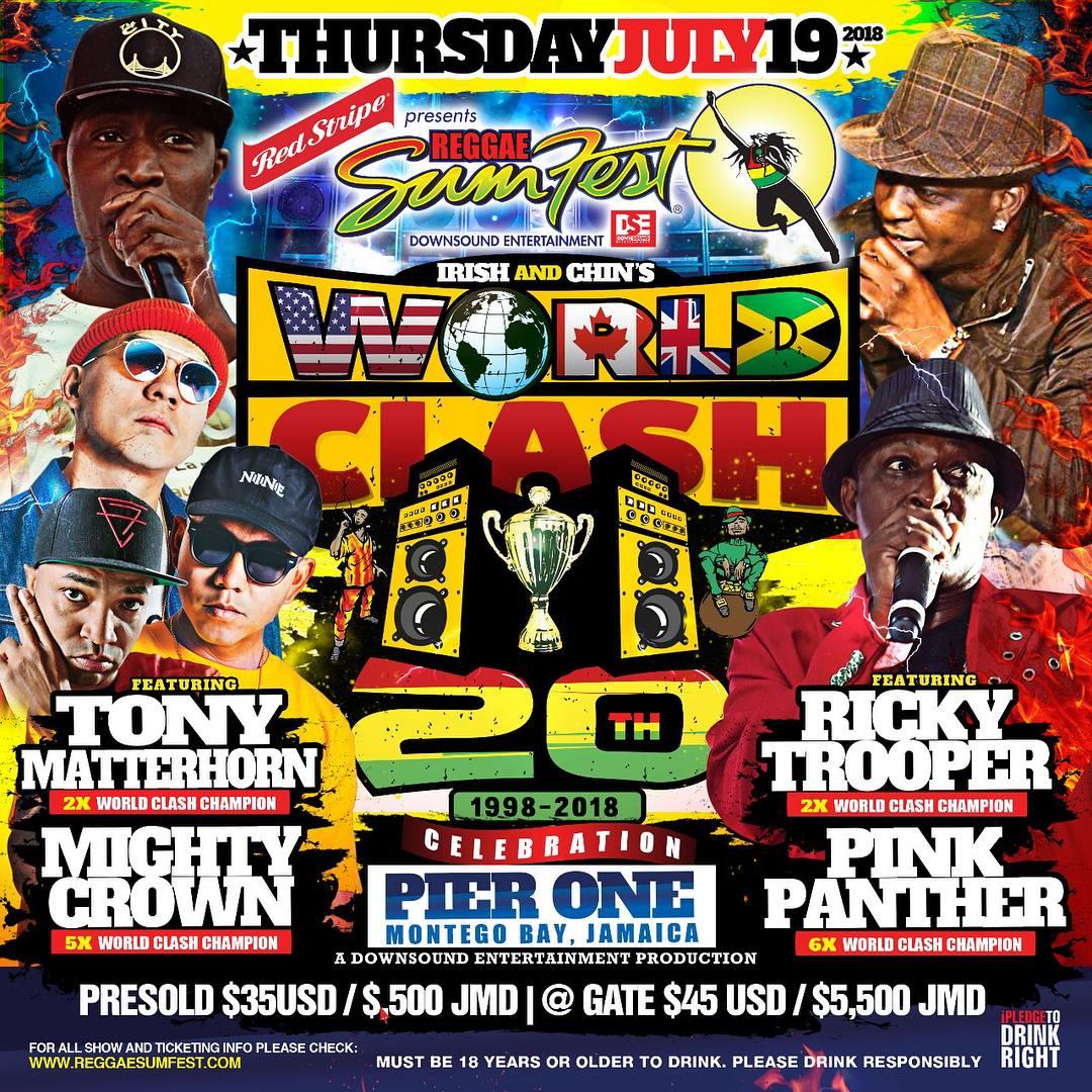Reggae Sumfest 2018: World Clash
