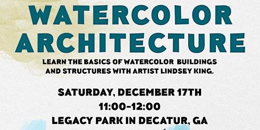 Free Family Art Event: Watercolor Buildings