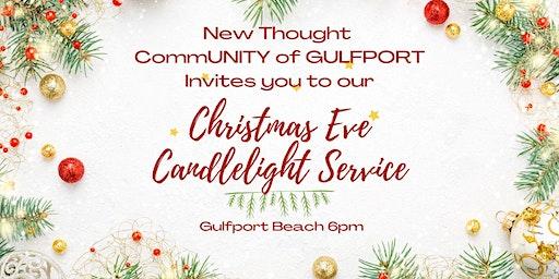 Christmas Eve Candlelight Service on Gulfport Beach