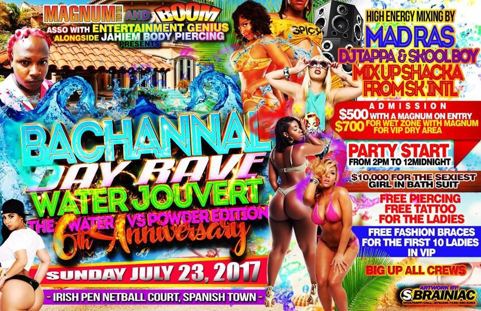 Bachannal Day Rave Water Jouvert