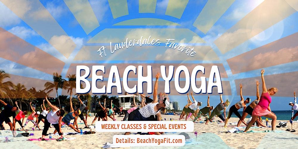 Wednesday Beach Yoga Fit  ☼ Good Vibes by the Tides since 2008