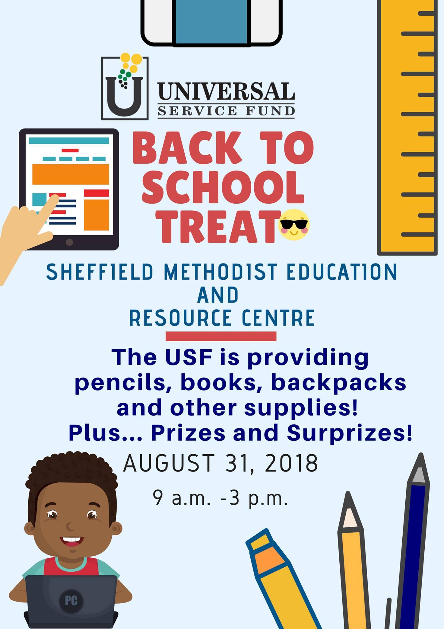 Universal Service Fund Back to School Treat