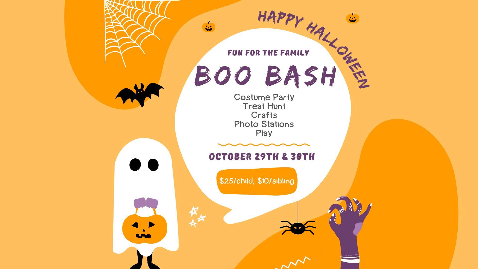 Halloween Boo Bash
Sat Oct 29, 8:00 AM - Sun Oct 30, 9:30 AM
in 9 days