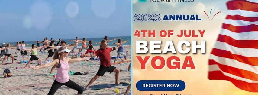 A Special 4th of July Beach Yoga Flow - Annual Favorite Since 2008