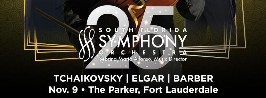 South Florida Symphony's 25th Season Opens with Tchaikovsky, Elgar & Barber