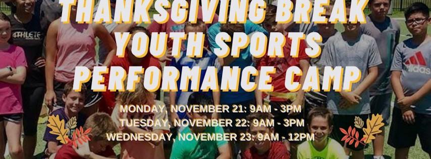 Thanksgiving Break Youth Sports Performance Camp @ ATH-Allen