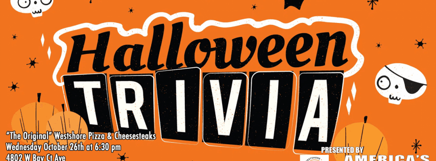 Halloween Themed Trivia - One Ticket Per Attendee
