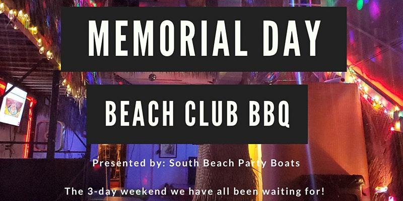 Memorial Day Beach Club Party