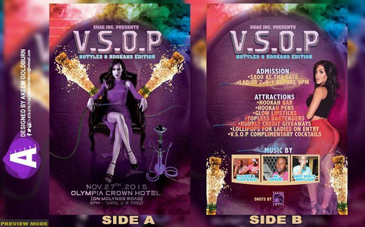 V.S.O.P  Bottles and Hookah