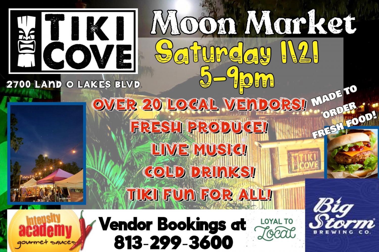 Moon Market At Tiki Cove!