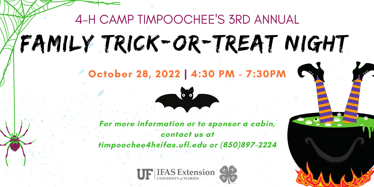 3rd Annual Timpoochee Family Trick or Treat Night
Fri Oct 28, 4:30 PM - Fri Oct 28, 7:30 PM
in 8 days