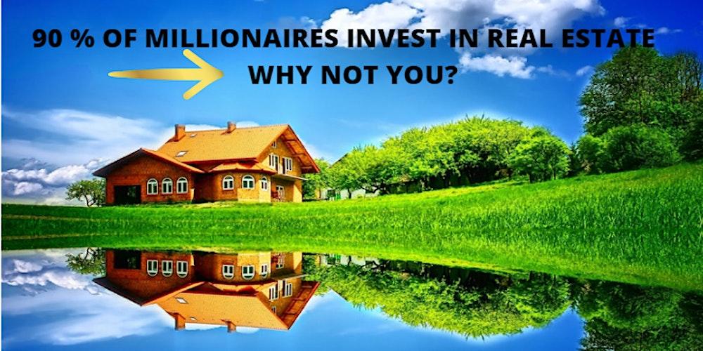 SALT LAKE CITY 90% OF  MILLIONAIRES INVEST IN  REAL ESTATE, WHY NOT YOU?