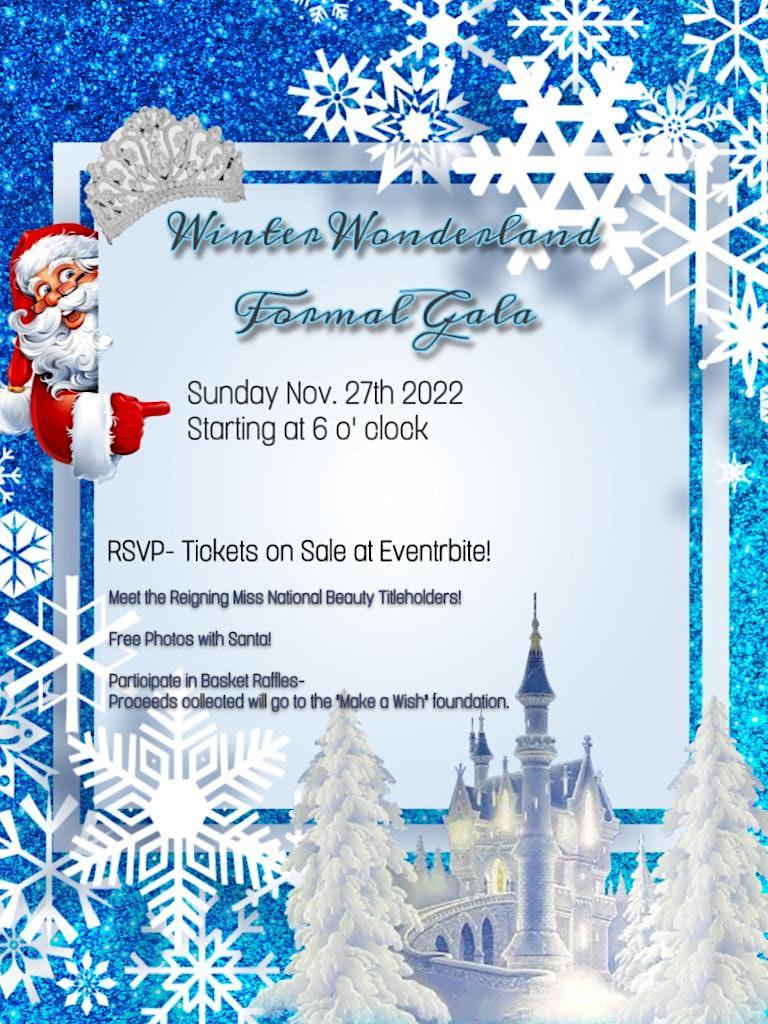 Winter Wonderland Formal Gala- Photos with Santa
Sun Nov 27, 6:00 PM - Sun Nov 27, 9:00 PM
in 23 days