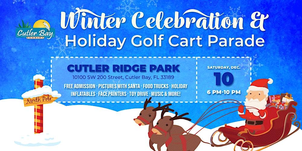 Winter Celebration and Holiday Golf Cart Parade