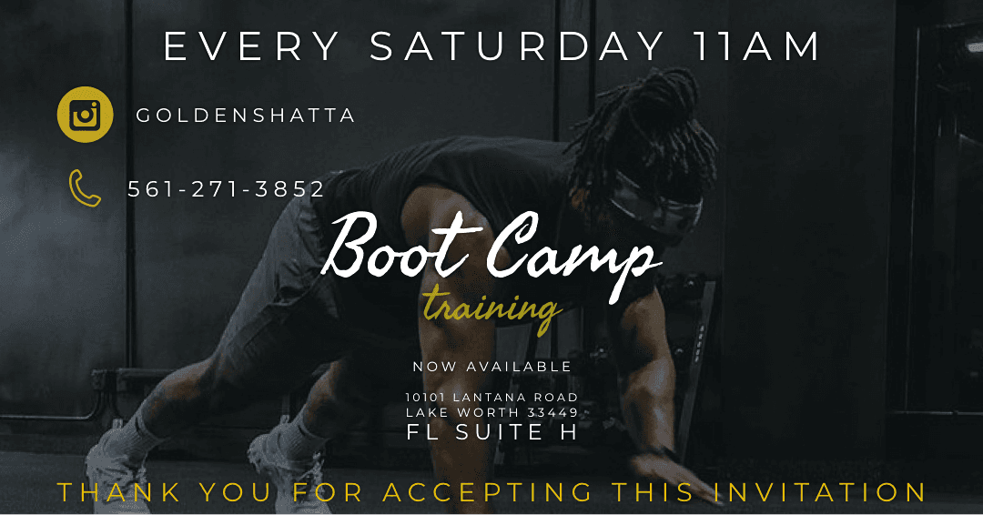Boot Camp Saturday
Sat Oct 22, 11:00 AM - Sat Oct 22, 12:00 PM
in 2 days