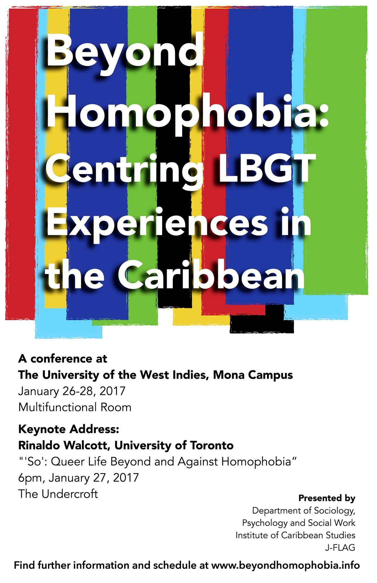 Beyond Homophobia: Centring LGBT Experiences in the Caribbean