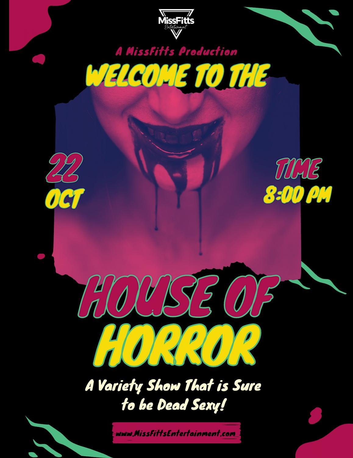 MissFitt's House of Horror, A Halloween Special
Sat Oct 22, 7:00 PM - Sat Oct 22, 7:00 PM
in 2 days