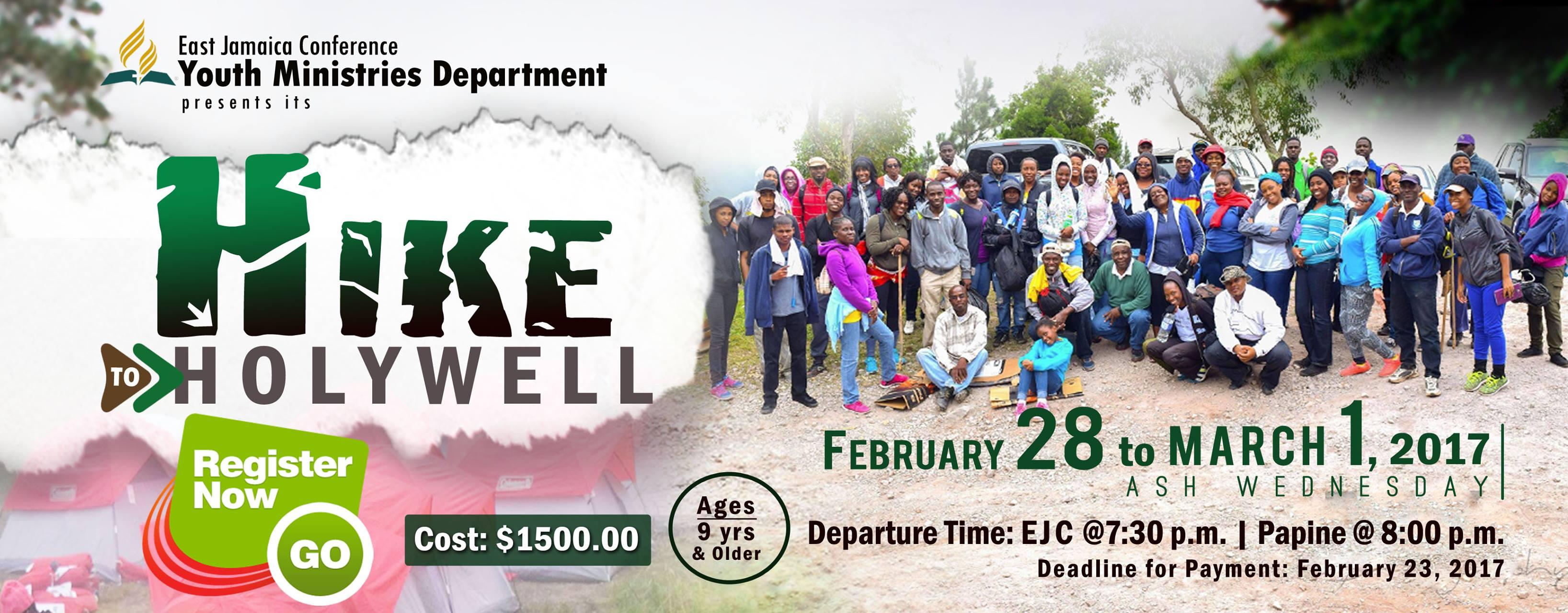 EJC Youth Hike to Holywell 2017