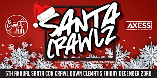 Santa Crawlz down Clematis - A West Palm Beach SantaCon